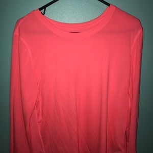 Plain pink workout shirt